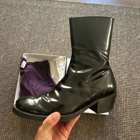 Eytys Blaise Black Leather Zippered Boot main image 3